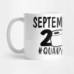 Funny September Girl 2020 Quarantined Birthday Gift Mug